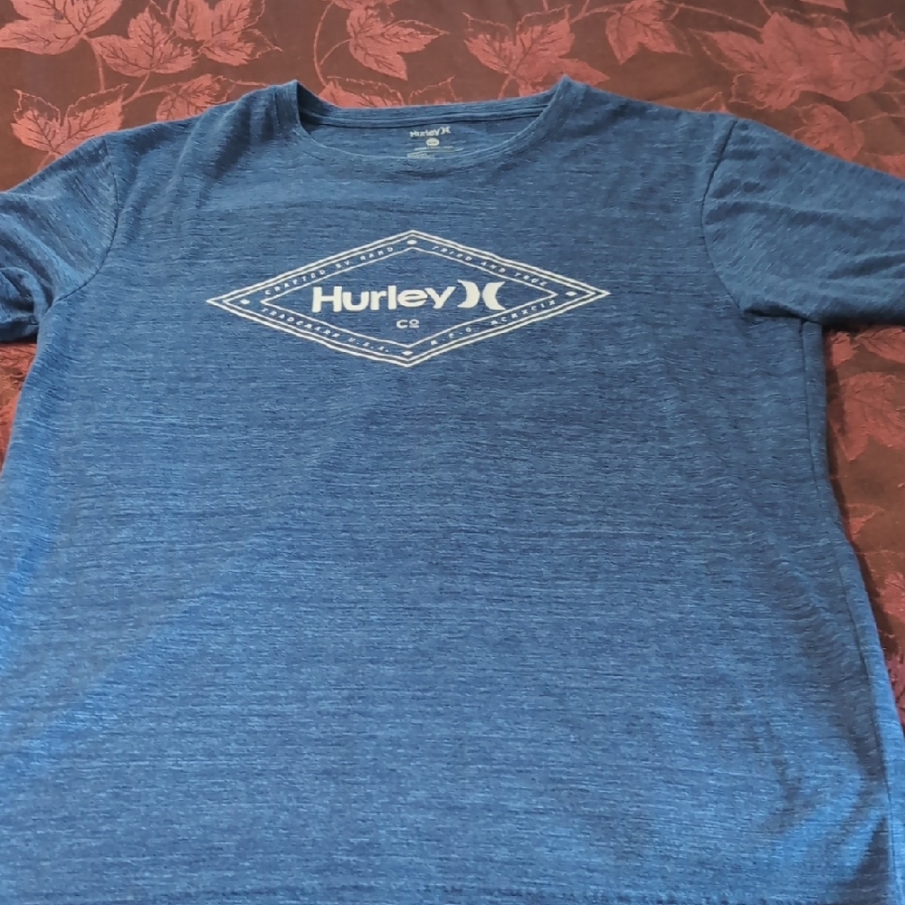 Hurley Heathered Blue Logo Tee